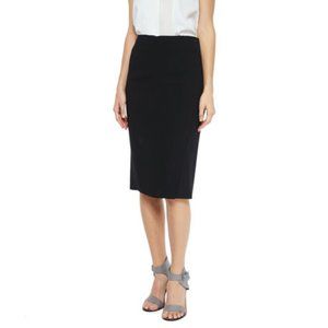 Vince Bonded Laser-Cut Pencil Skirt